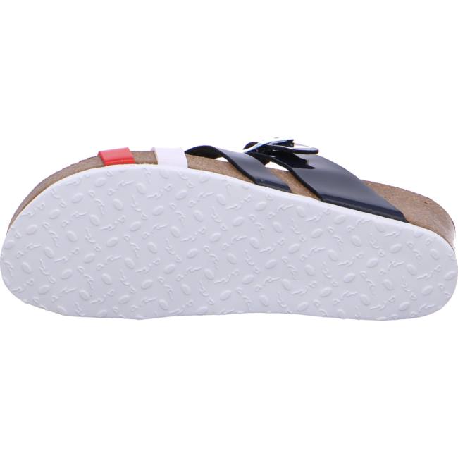 Black / White / Red Ara Shoes Bali Multi Women's Mules | ARA534VPK