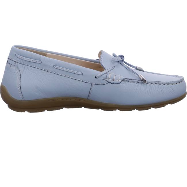 Blue Ara Shoes Alabama Aqua Women's Loafers | ARA594GXL