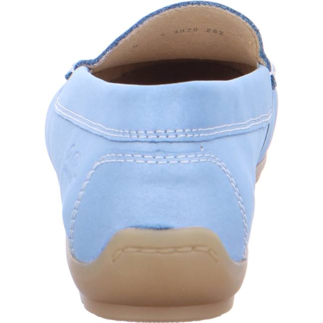 Blue Ara Shoes Alabama Sky Women's Loafers | ARA852VQD