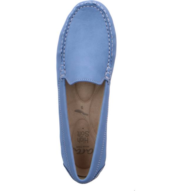 Blue Ara Shoes Alabama Sky Women's Loafers | ARA852VQD