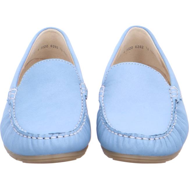 Blue Ara Shoes Alabama Sky Women's Loafers | ARA852VQD