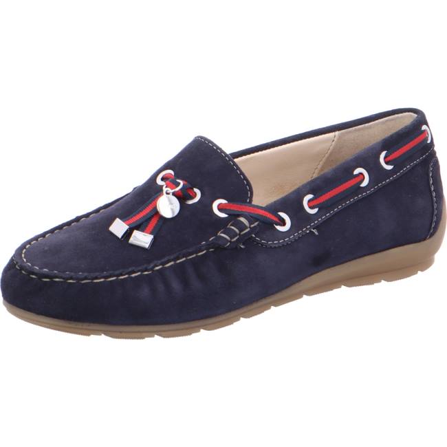 Blue Ara Shoes Alabama Women\'s Loafers | ARA573SAV