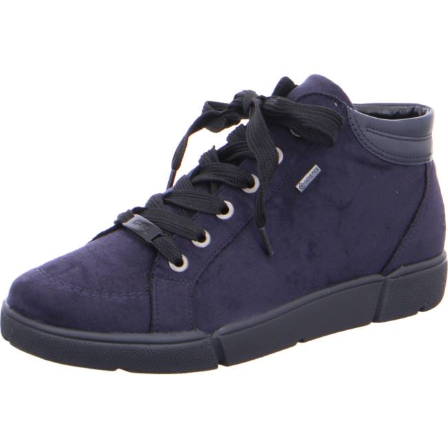 Blue Ara Shoes Ankle Rom Navy Women\'s Boots | ARA945CBO