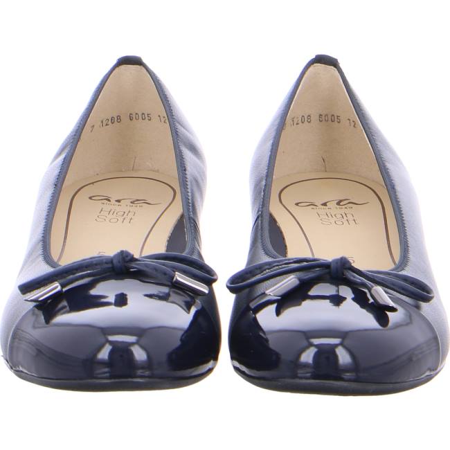 Blue Ara Shoes Ballet Pumps Bari Women's Ballerina | ARA985LGC