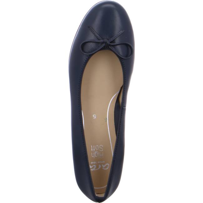 Blue Ara Shoes Ballet Pumps Sardinia Women's Ballerina | ARA268AWF