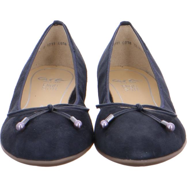 Blue Ara Shoes Ballet Pumps Sardinia Women's Ballerina | ARA468YZE