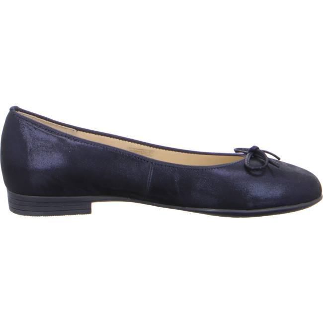 Blue Ara Shoes Ballet Pumps Sardinia Women's Ballerina | ARA570LWK