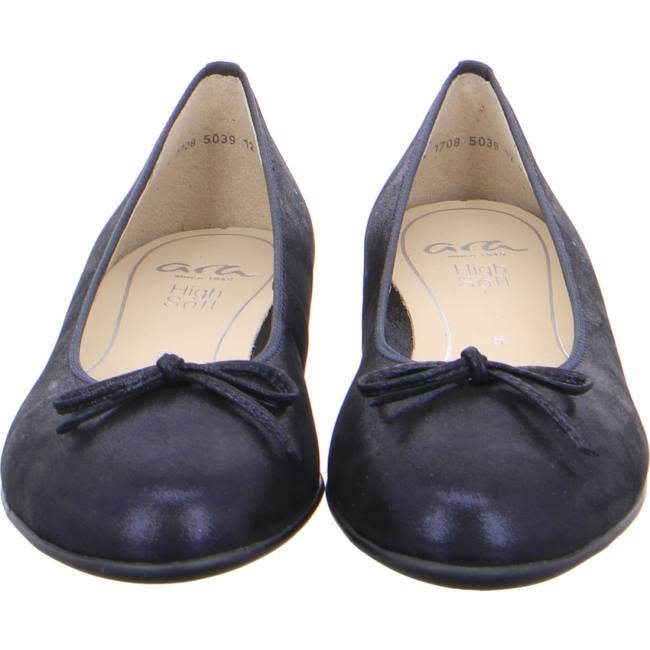 Blue Ara Shoes Ballet Pumps Sardinia Women's Ballerina | ARA570LWK