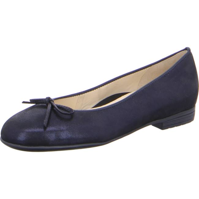 Blue Ara Shoes Ballet Pumps Sardinia Women\'s Ballerina | ARA570LWK