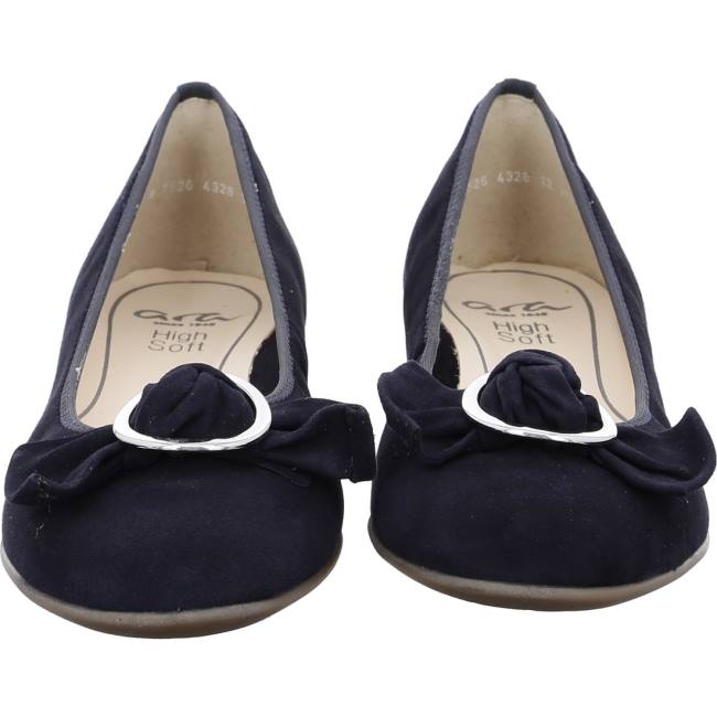 Blue Ara Shoes Ballet Pumps Sardinia Women's Ballerina | ARA689DVR