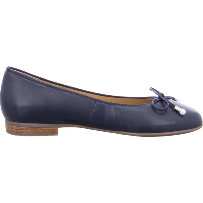 Blue Ara Shoes Ballet Pumps Sardinia Women's Ballerina | ARA968TQD