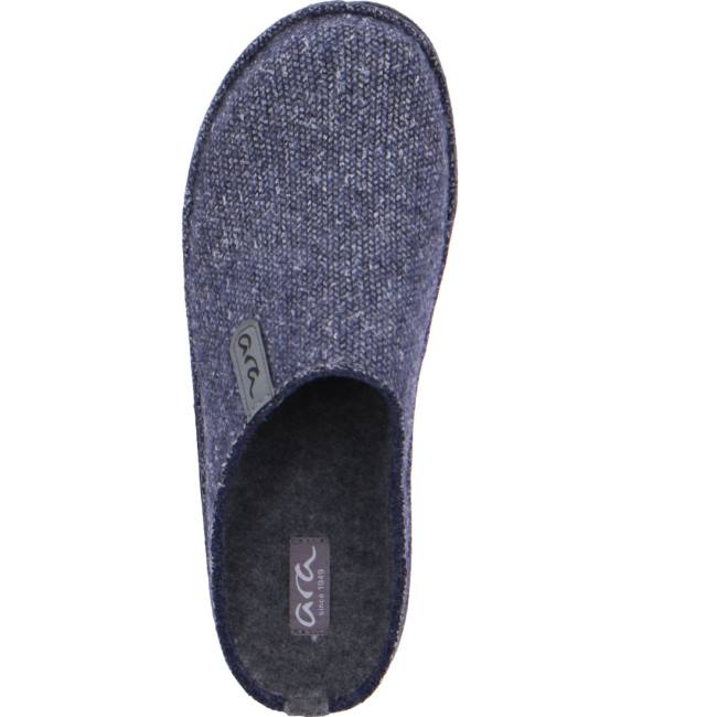 Blue Ara Shoes Cosy Men's Slippers | ARA649GSA