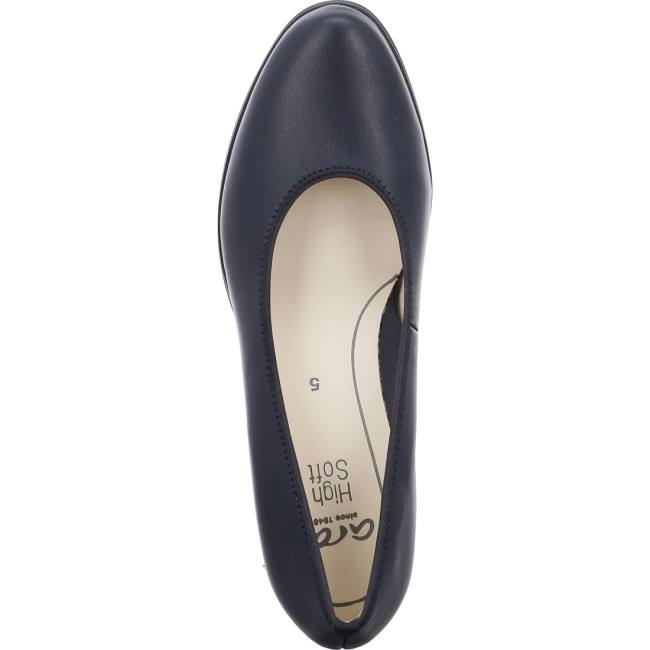 Blue Ara Shoes Court Shoes Cannes Women's Pumps | ARA279HMS