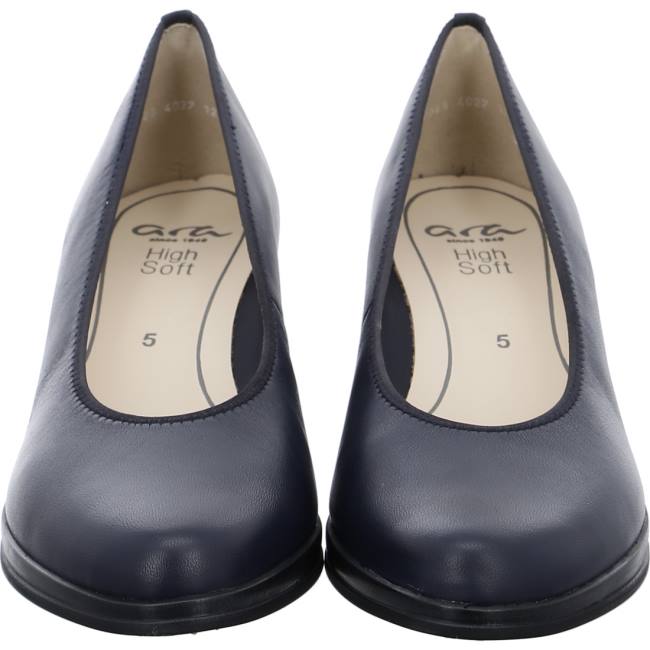 Blue Ara Shoes Court Shoes Cannes Women's Pumps | ARA279HMS