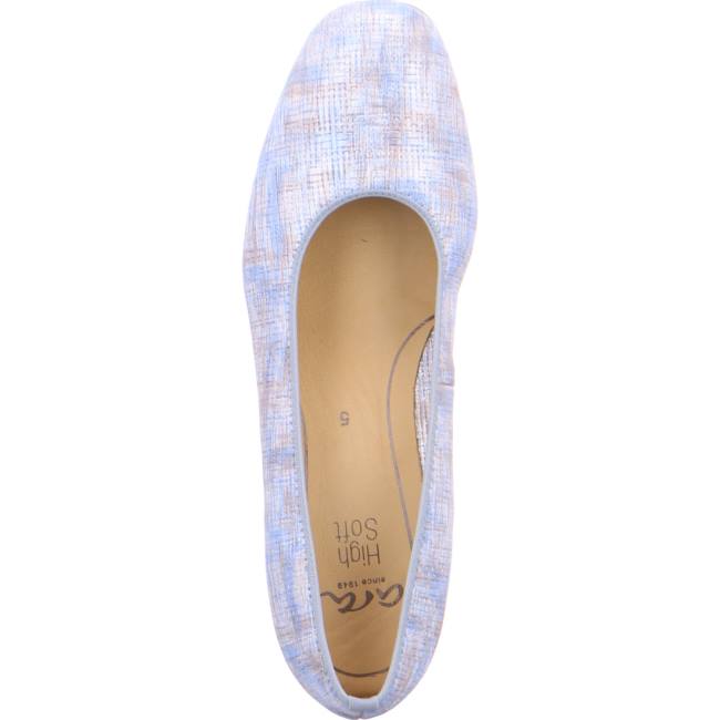 Blue Ara Shoes Court Shoes Graz Sky Women's Pumps | ARA517SXM