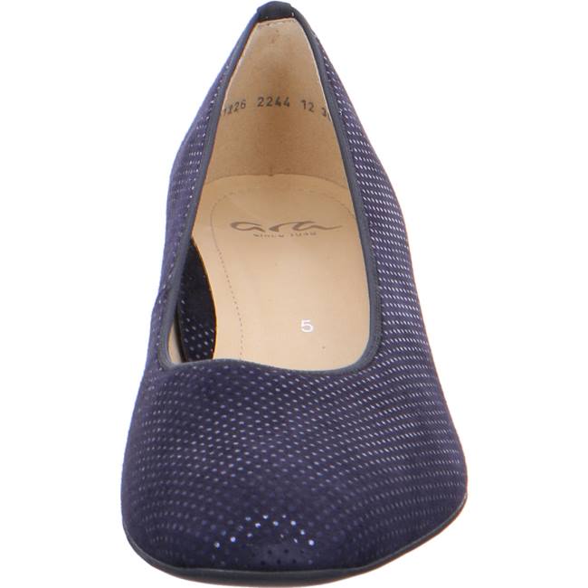 Blue Ara Shoes Courts Milano Women's Pumps | ARA042NBH