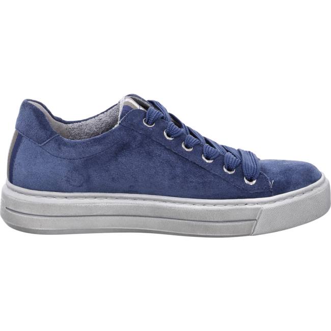 Blue Ara Shoes Courtyard Indigo Women's Sneakers | ARA328PIA