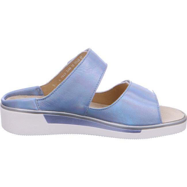 Blue Ara Shoes Courtyard Sky Women's Mules | ARA976VCN