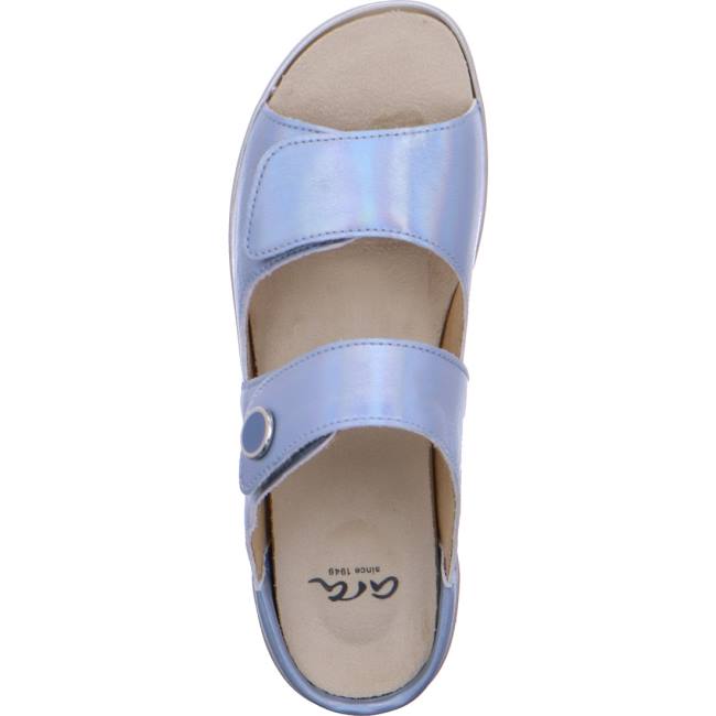 Blue Ara Shoes Courtyard Sky Women's Mules | ARA976VCN