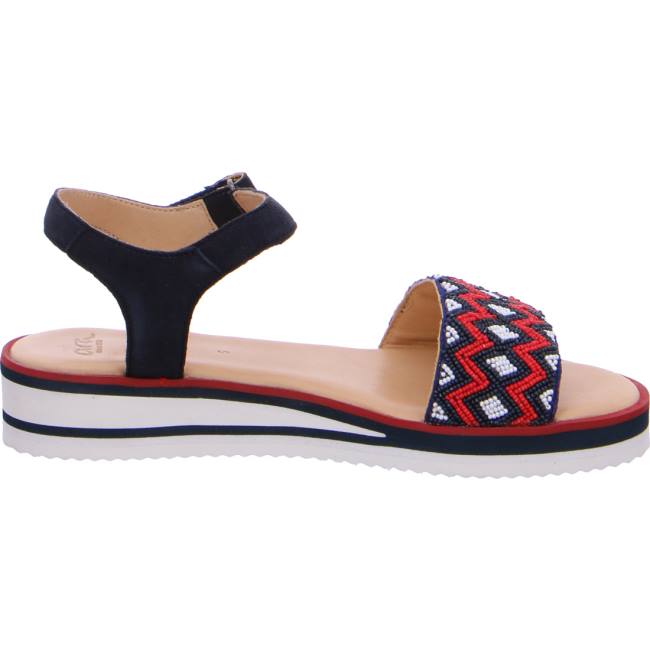 Blue Ara Shoes Durban Navy Women's Sandals | ARA136TUG