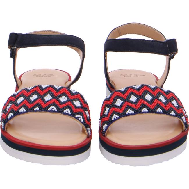 Blue Ara Shoes Durban Navy Women's Sandals | ARA136TUG