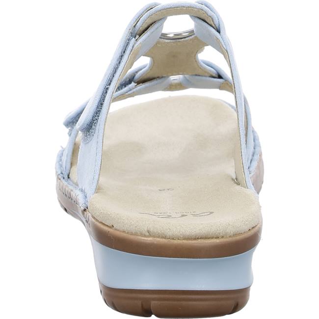 Blue Ara Shoes Hawaii Aqua Women's Mules | ARA198BGF