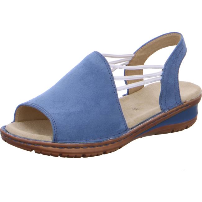 Blue Ara Shoes Hawaii Sky Women\'s Sandals | ARA516YXZ