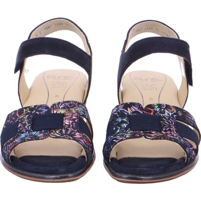 Blue Ara Shoes Heeled Lugano Multi Women's Sandals | ARA621FXS