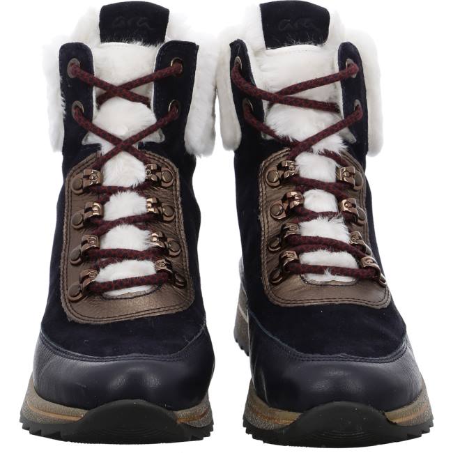 Blue Ara Shoes High Top Osaka Women's Boots | ARA514OXR