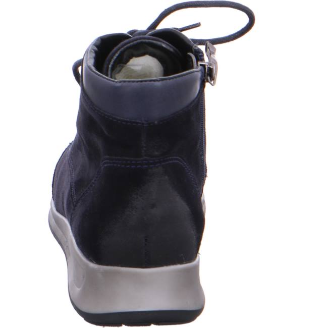 Blue Ara Shoes High Top Osaka Women's Boots | ARA678ZFK