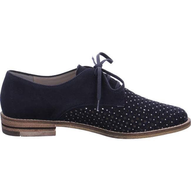 Blue Ara Shoes Kent Women's Lace Up Shoes | ARA750NMY