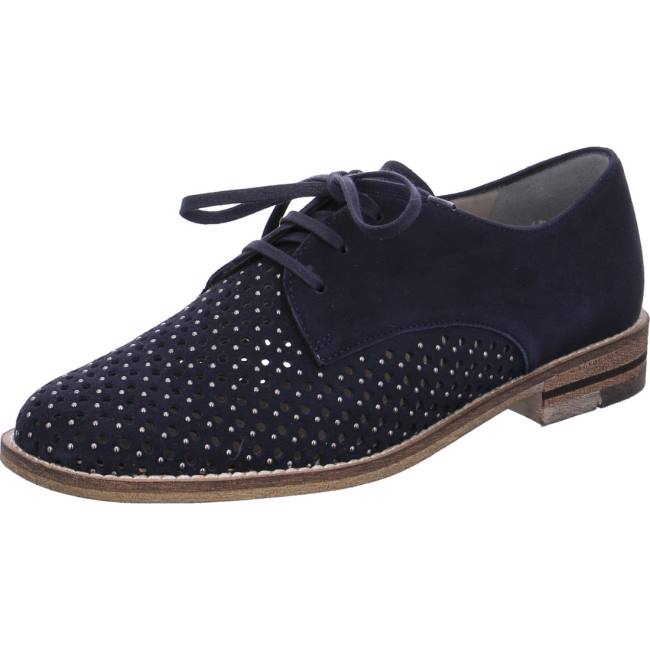 Blue Ara Shoes Kent Women\'s Lace Up Shoes | ARA750NMY