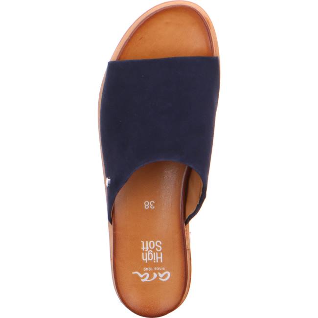 Blue Ara Shoes Kent Women's Mules | ARA489AUI