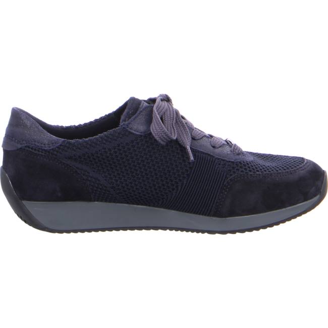 Blue Ara Shoes Lace-up Lissabon Women's Sneakers | ARA847QUB