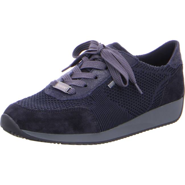 Blue Ara Shoes Lace-up Lissabon Women\'s Sneakers | ARA847QUB