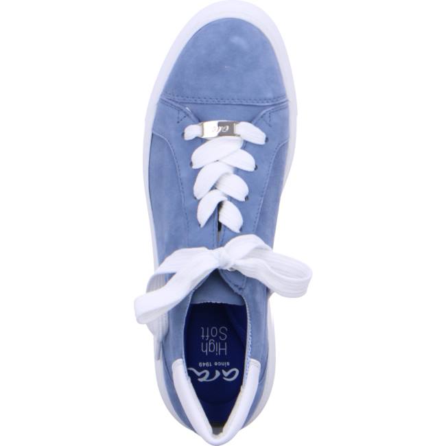 Blue Ara Shoes Lace-ups Lausanne Women's Sneakers | ARA027IZF