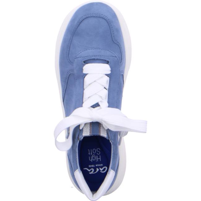 Blue Ara Shoes Lace-ups Roma Sky Women's Sneakers | ARA128GJB