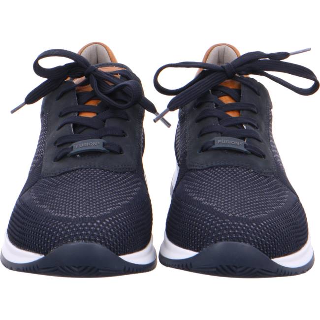 Blue Ara Shoes Lisboa Men's Sneakers | ARA817IED