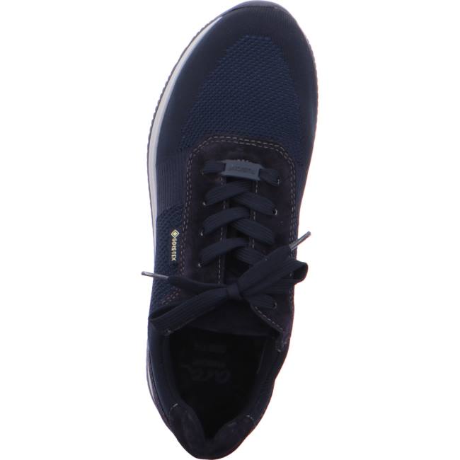 Blue Ara Shoes Lisboa Men's Sneakers | ARA876VWN