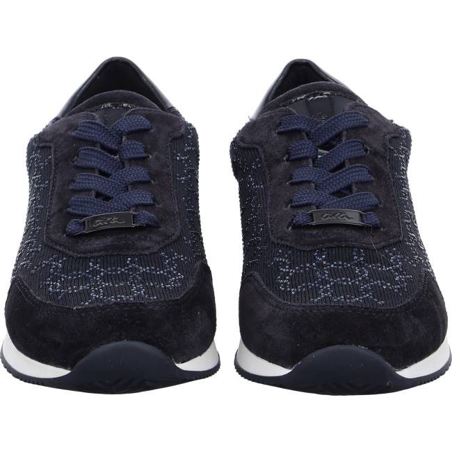 Blue Ara Shoes Lissabon Women's Sneakers | ARA514VTA