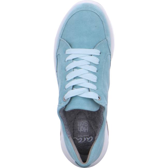 Blue Ara Shoes Miami Laguna Women's Sneakers | ARA138SAX