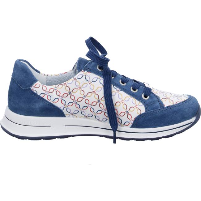 Blue Ara Shoes Osaka Capri Women's Sneakers | ARA981UCQ