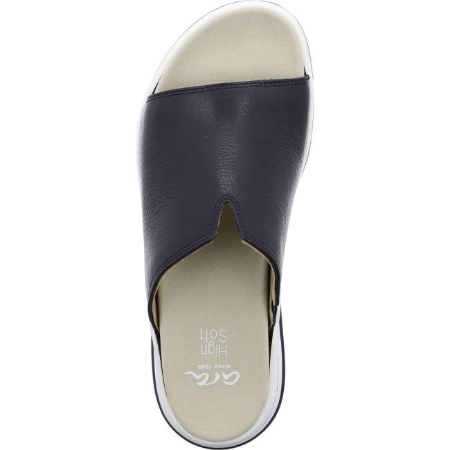 Blue Ara Shoes Osaka Women's Mules | ARA453NOQ