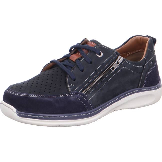 Blue Ara Shoes Pedro Navy Men\'s Lace Up Shoes | ARA753UDB