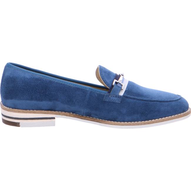 Blue Ara Shoes Penny Kent Capri Women's Loafers | ARA928XJO