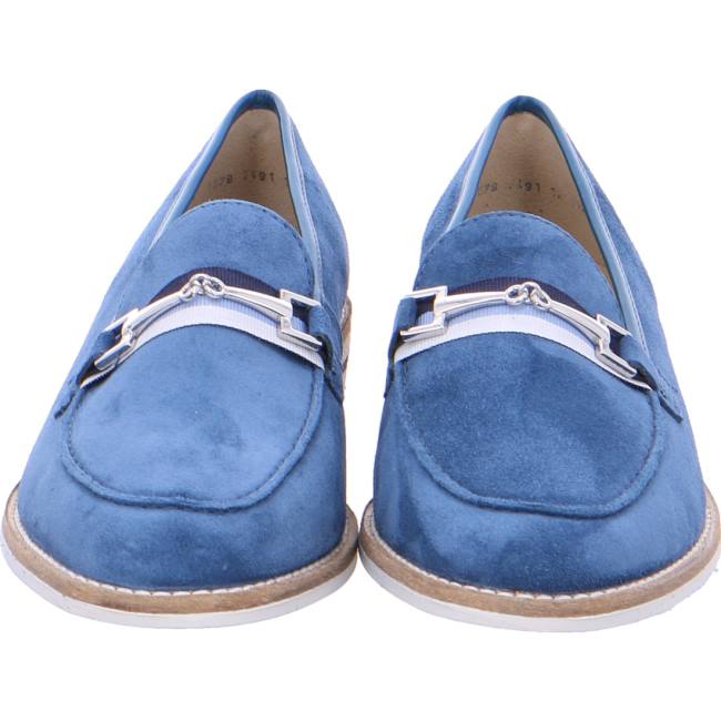 Blue Ara Shoes Penny Kent Capri Women's Loafers | ARA928XJO