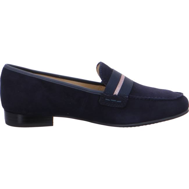 Blue Ara Shoes Penny Kent Women's Loafers | ARA723ZJC