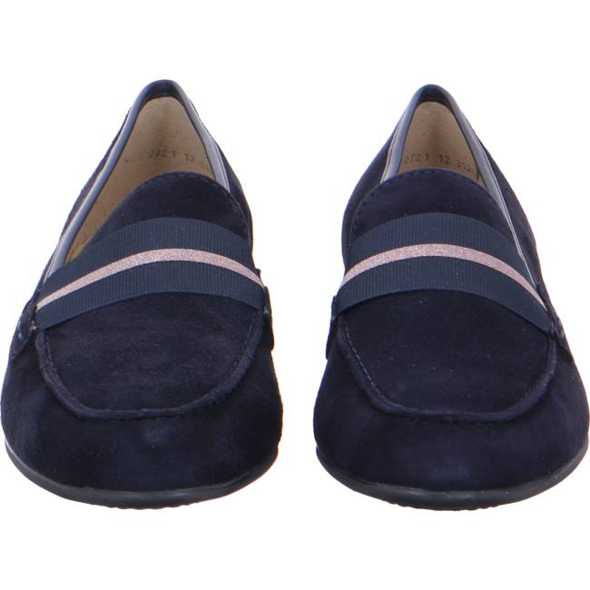 Blue Ara Shoes Penny Kent Women's Loafers | ARA723ZJC