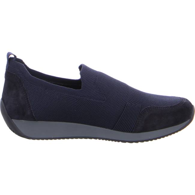 Blue Ara Shoes Slip-ons Lissabon Women's Loafers | ARA706AED