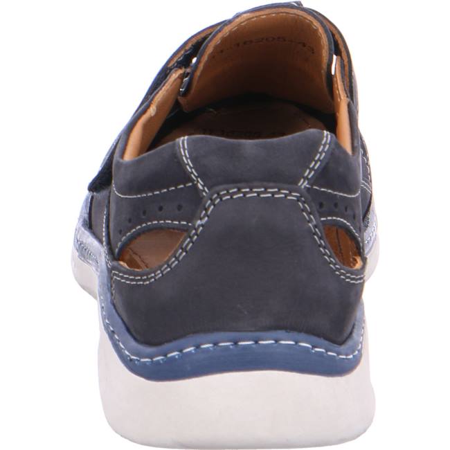 Blue Ara Shoes Slip-ons Pedro Navy Men's Sandals | ARA092CIG